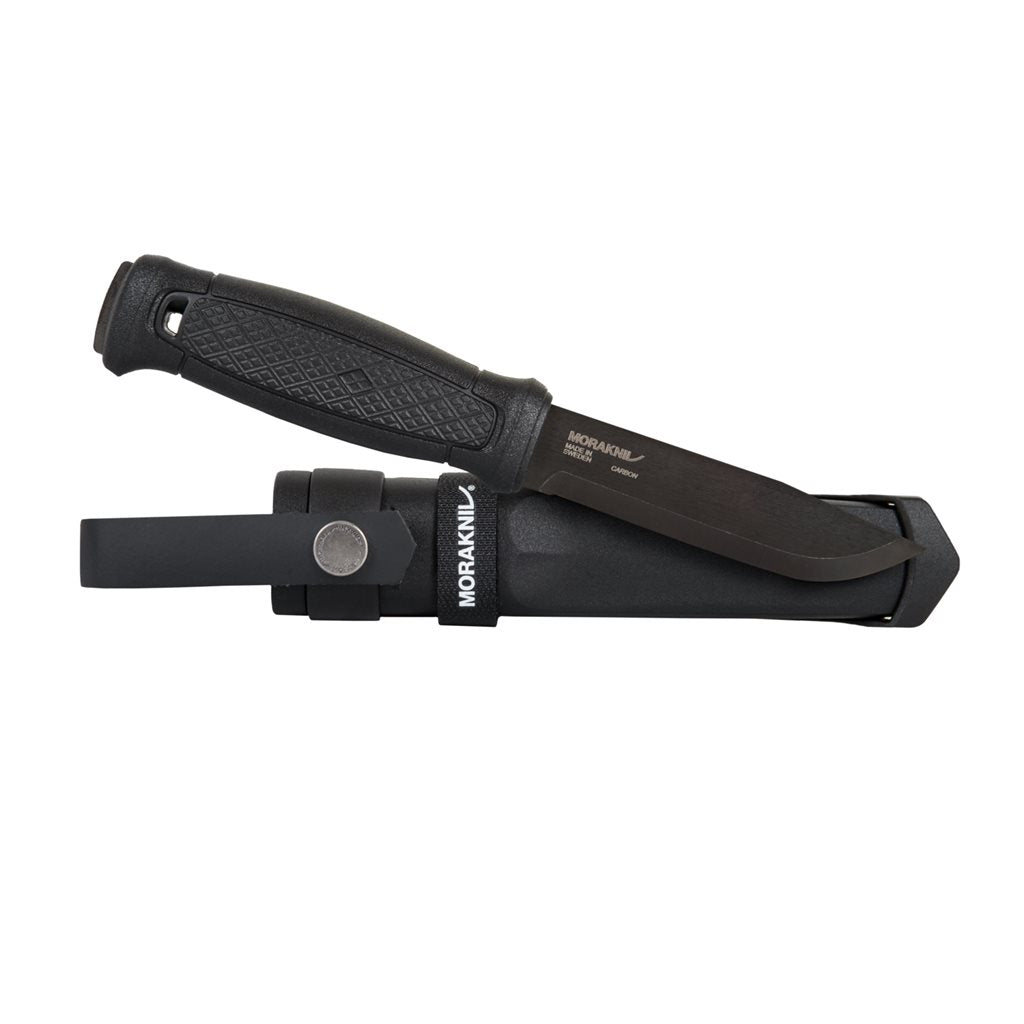 Cuchillo Morakniv GARBERG C negro en acero al carbono con montaje Multi-Mount compatible MOLLE/PALS