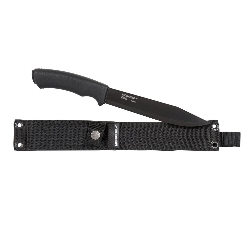 Navaja Morakniv Pathfinder con funda — cuchillo sueco de hoja fija para supervivencia y actividades al aire libre