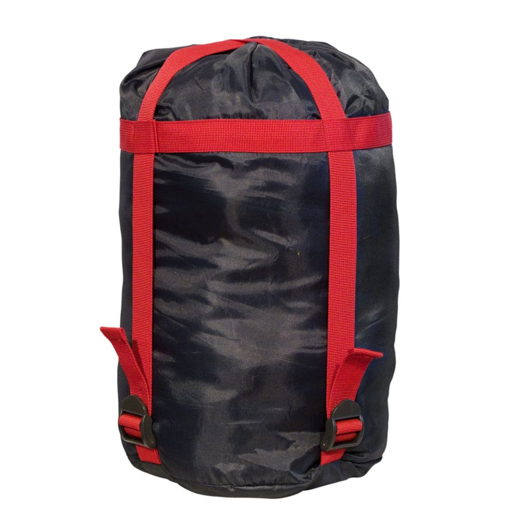 Saco de plumas VIKING 300 verde-negro 195 cm con cierre cremallera izquierdo