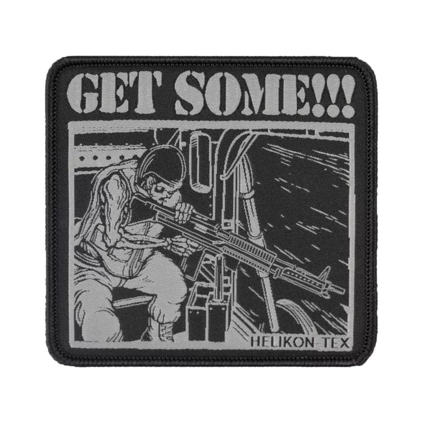 Parche velcro 'GET SOME!' inspirado en La chaqueta metálica de Stanley Kubrick
