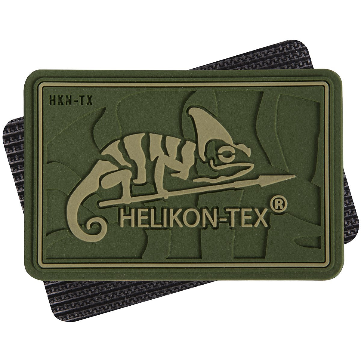 Parche HELIKON-TEX verde 54 x 36 mm velcro plastico