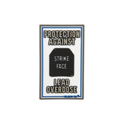Parche PVC 'LEAD OVERDOSE' con velcro aprox. 45 x 75 mm