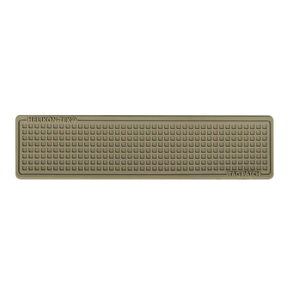 Set de 3 parches velcro plástico COYOTE con superficie resistente al roce