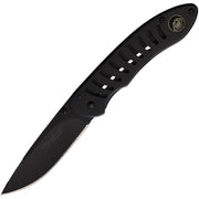 Navaja plegable STRATUS negra con hoja Drop Point 8Cr13MoV