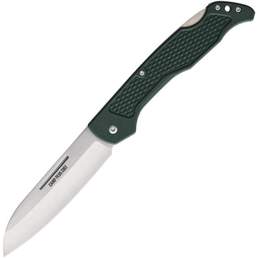 Navaja plegable CAMP PLUS CHEF'S con hoja lisa de acero inoxidable y seguro LockBack