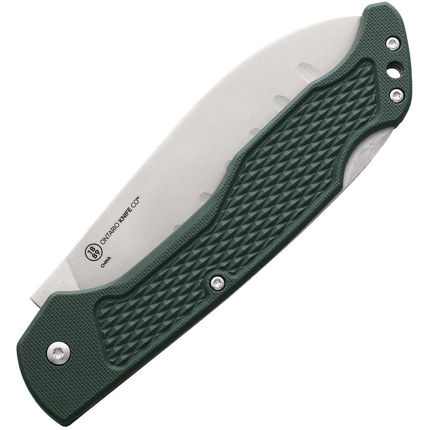 Navaja plegable ONTARIO CAMP PLUS Santoku con hoja lisa