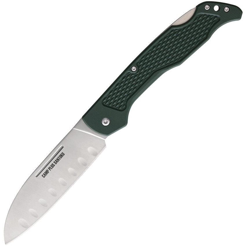 Navaja plegable ONTARIO CAMP PLUS Santoku con hoja lisa