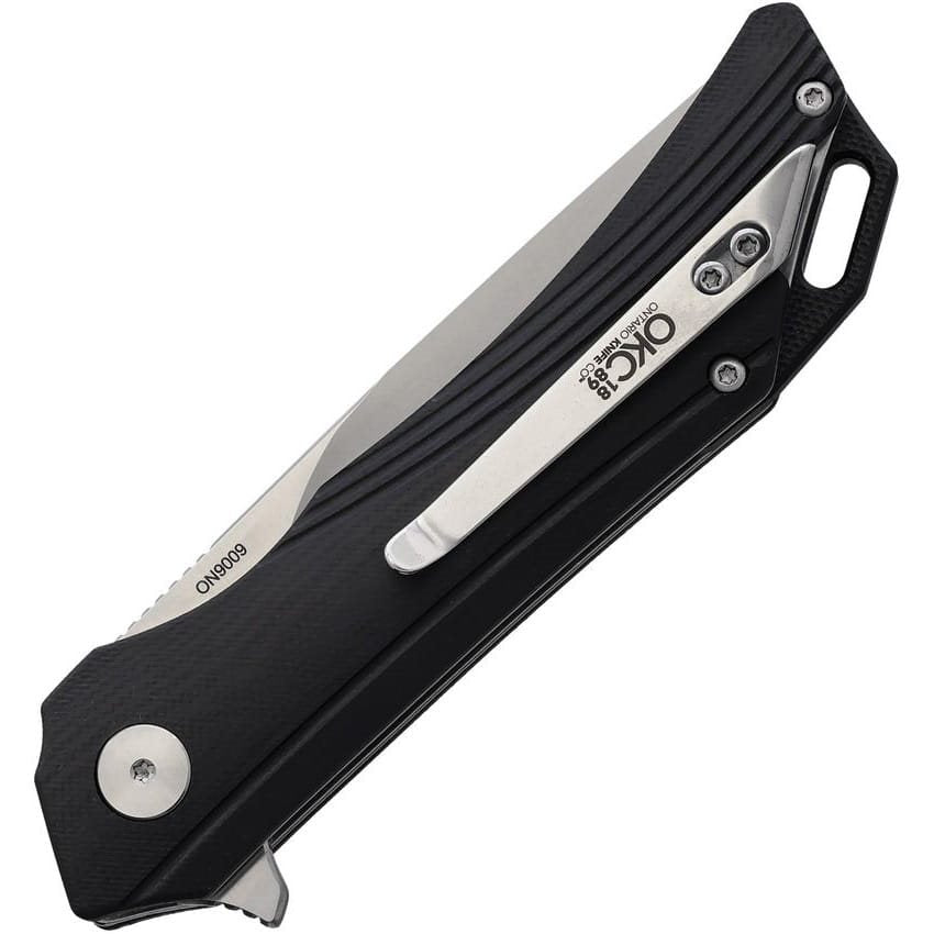 Navaja plegable COMBATAN con hoja de acero inoxidable y mango G10 negro