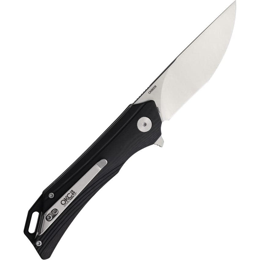 Navaja plegable COMBATAN con hoja de acero inoxidable y mango G10 negro