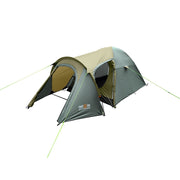 Tienda cúpula Hyggelig verde para 2 personas con suelo impermeable