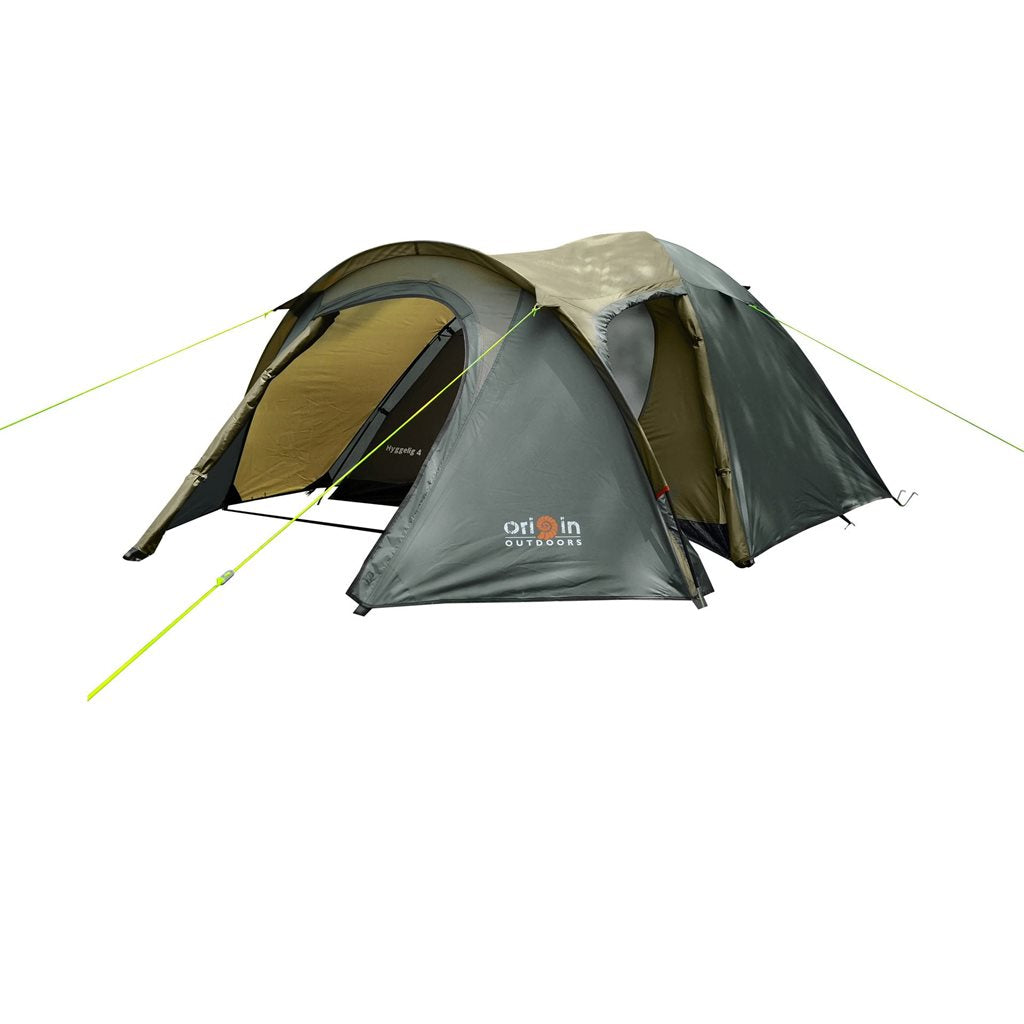 Tienda cúpula verde para 4 personas Hyggelig