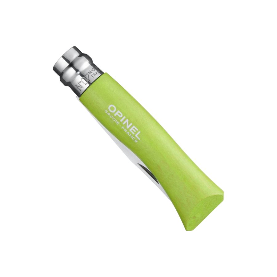 Cuchillo OPINEL infantil No.07 VRI INOX con mango HABR verde