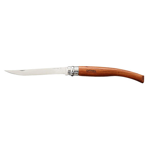 Cuchillo OPINEL EFFILE No.12 Bubinga, fileteador con hoja muy fina de acero inoxidable pulido