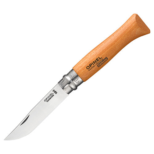 Navaja Opinel No.09 con mango de madera de haya y hoja de acero al carbono