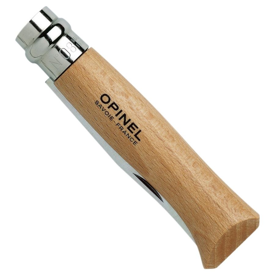 Cuchillo OPINEL VRI INOX No.08 BUK, hoja inoxidable y diseño plegable