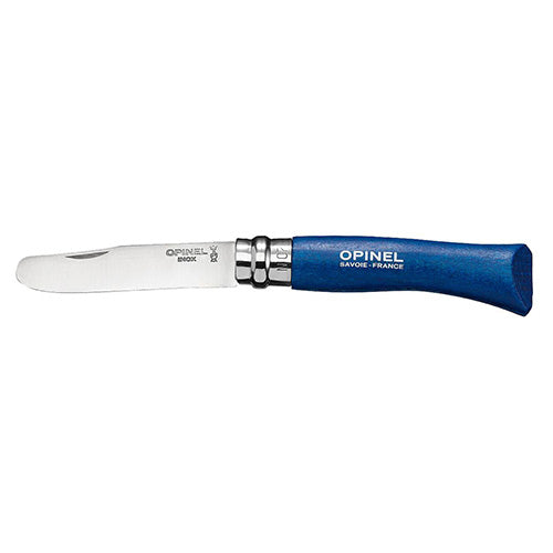 Navaja Opinel infantil No.07 VRI INOX con mango de haya azul