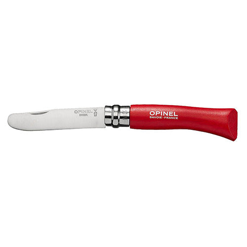 Navaja OPINEL infantil VRI INOX No.07 rosa con mango de madera Habr