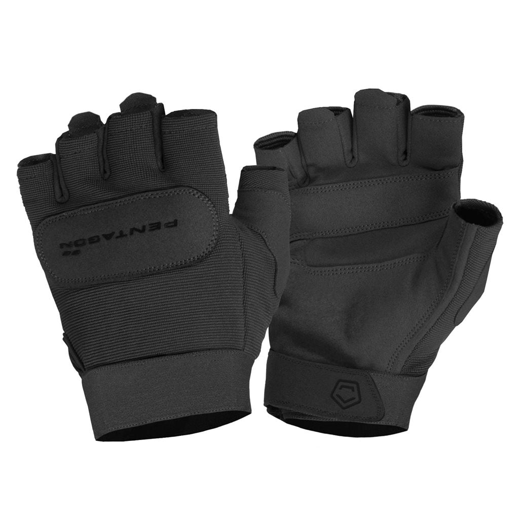 Guantes sin dedos DUTY MECHANIC negros, par de guantes