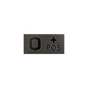 Parche Velcro IR grupo 0+ negro y verde, material visible en espectro IR