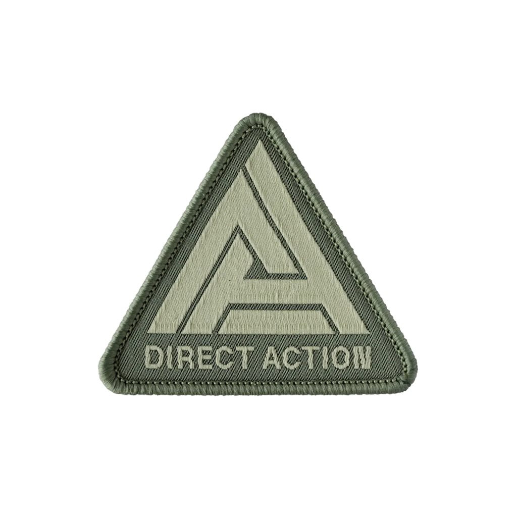 Parche Direct Action con logo en negro