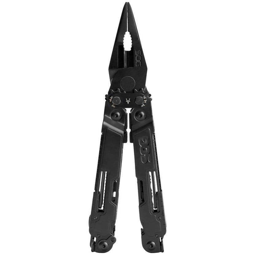 Alicates multifunción POWERACCESS DELUXE negros con 21 herramientas y portabits magnético