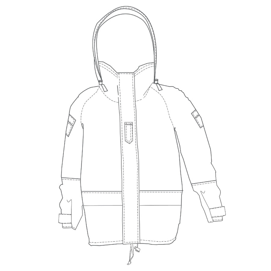 Parka H2O Gen-2 ECWCS impermeable TRU-SPEC en nylon Dintex