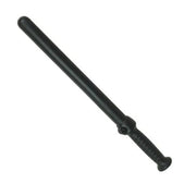 Porra rígida negra 48 cm de polipropileno, resistente, con orificio para correa de muñeca