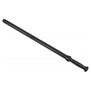 Porra rígida negra 53 cm de polipropileno, resistente, con orificio para correa de muñeca