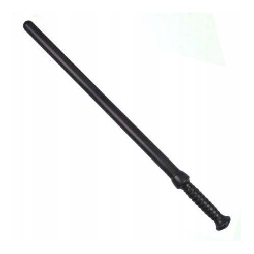 Porra rígida de polipropileno 63 cm negra con orificio para correa de muñeca