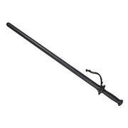 Porra rígida 68 cm negra con protector, polipropileno resistente