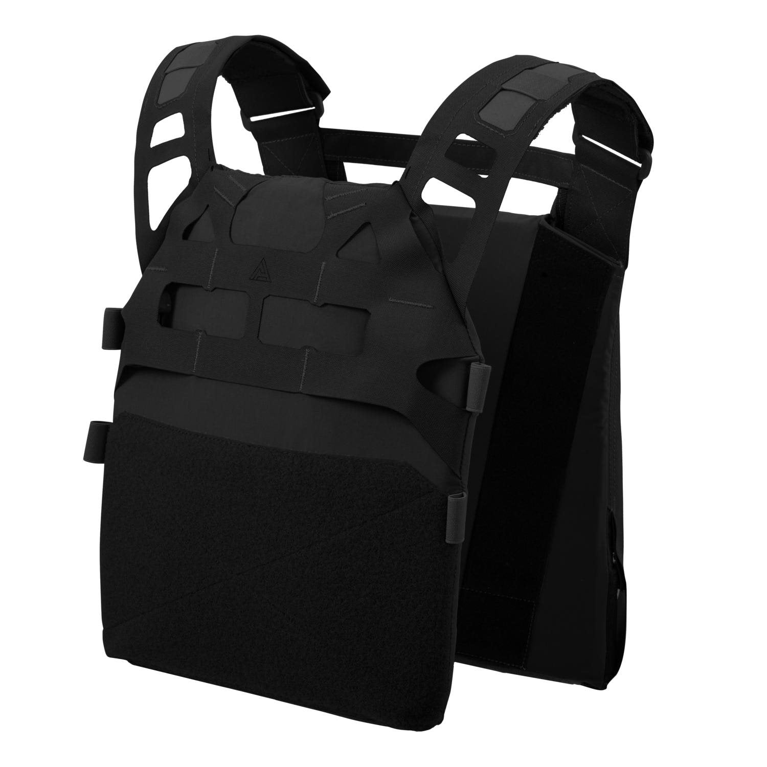 Chaleco portaplacas BEARCAT UTRAIGHT negro, ultraleve de nylon elástico y laminado