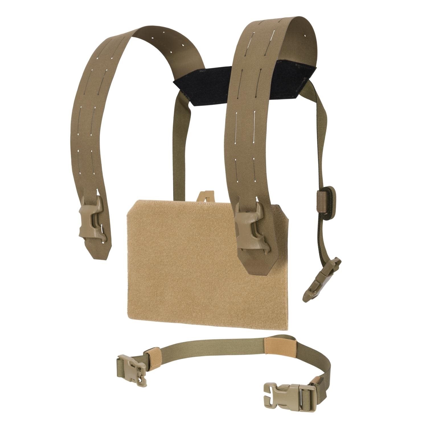 Correas portantes BEARCAT negras para solapa frontal de chaleco, accesorio táctico negro