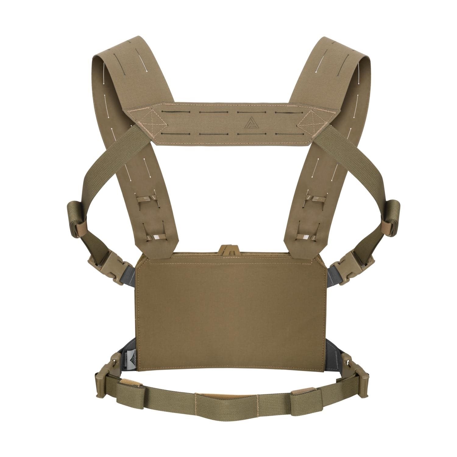 Correas portantes BEARCAT negras para solapa frontal de chaleco, accesorio táctico negro
