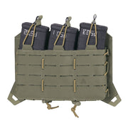 Plataforma frontal SPITFIRE con tres fundas para cargadores AR, AK y SR