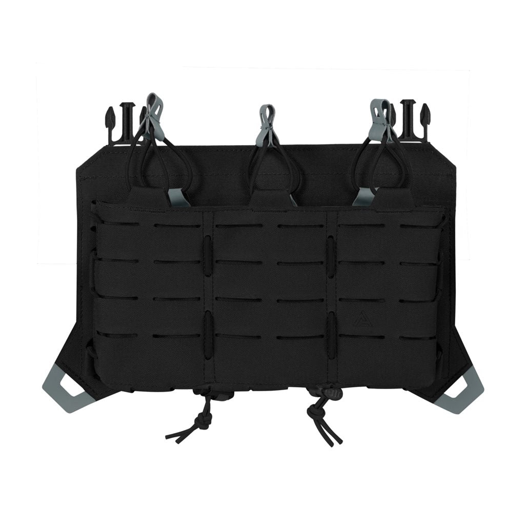 Plataforma frontal SPITFIRE con tres fundas para cargadores AR, AK y SR