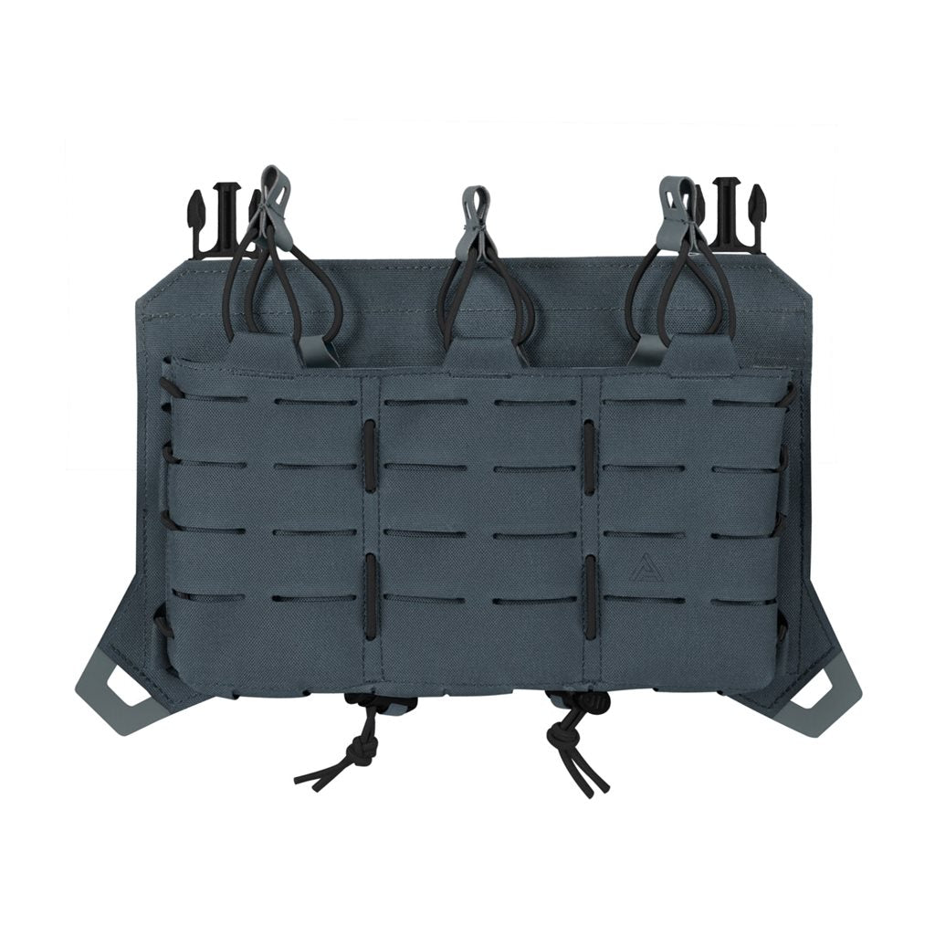 Plataforma frontal SPITFIRE con tres fundas para cargadores AR, AK y SR