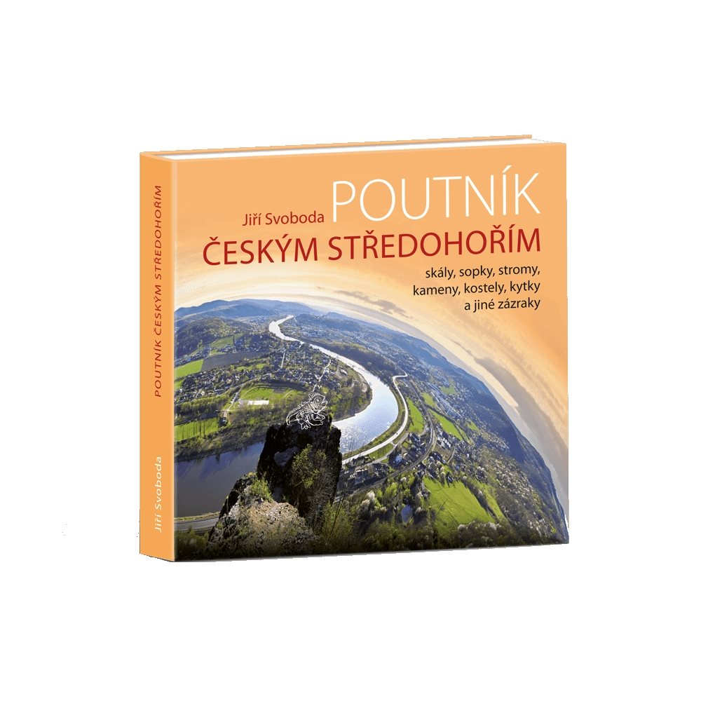 Portada del libro Poutník Českým středohoří — ensayos y fotografía de la región