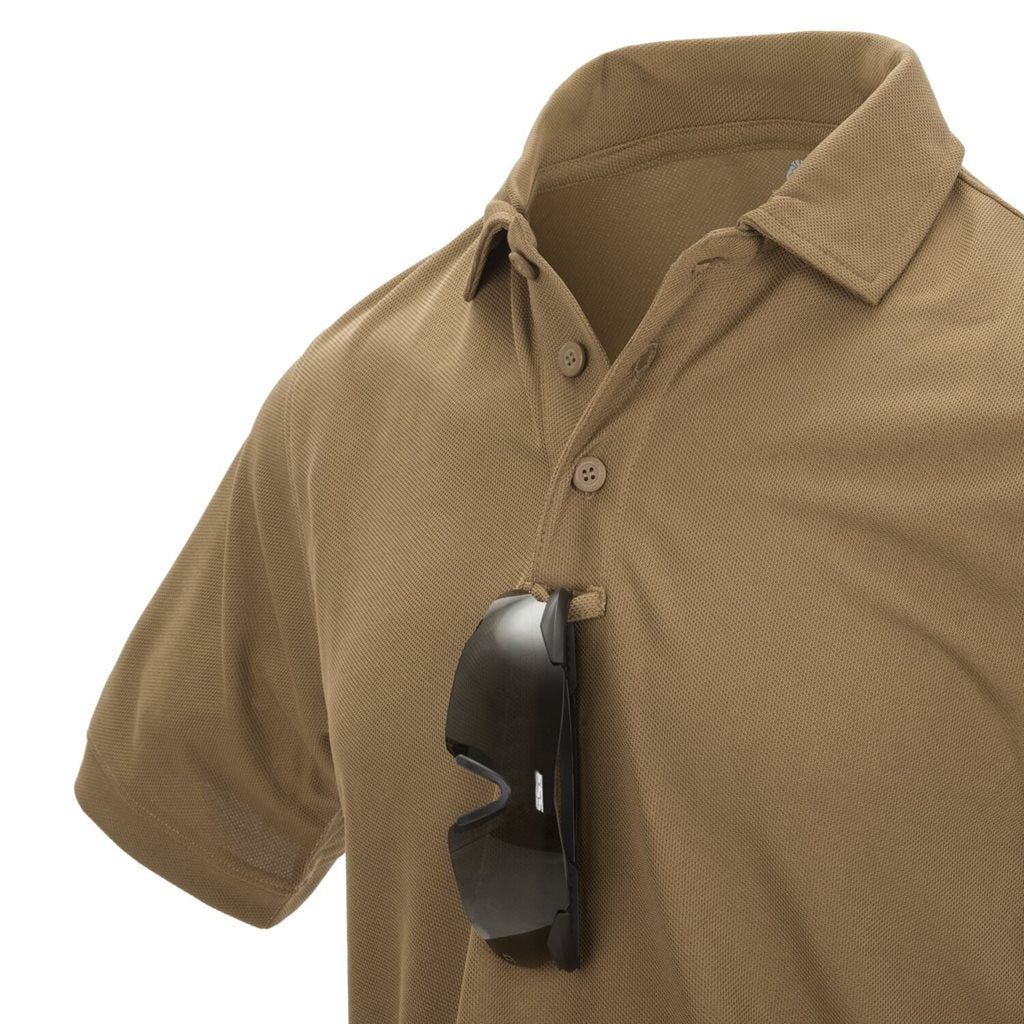 Polo URBAN TACTICAL LINE COYOTE de poliéster termoactivo con TopCool