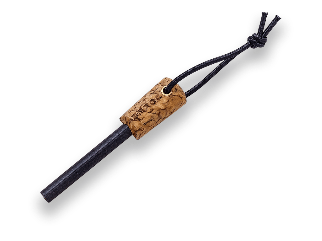CUCHILLO BUSHCRAFT Y SUPERVIVENCIA JOKER EMBER SCANDI MANGO DE ABEDUL RIZADO CL122-P - Espadas y Más