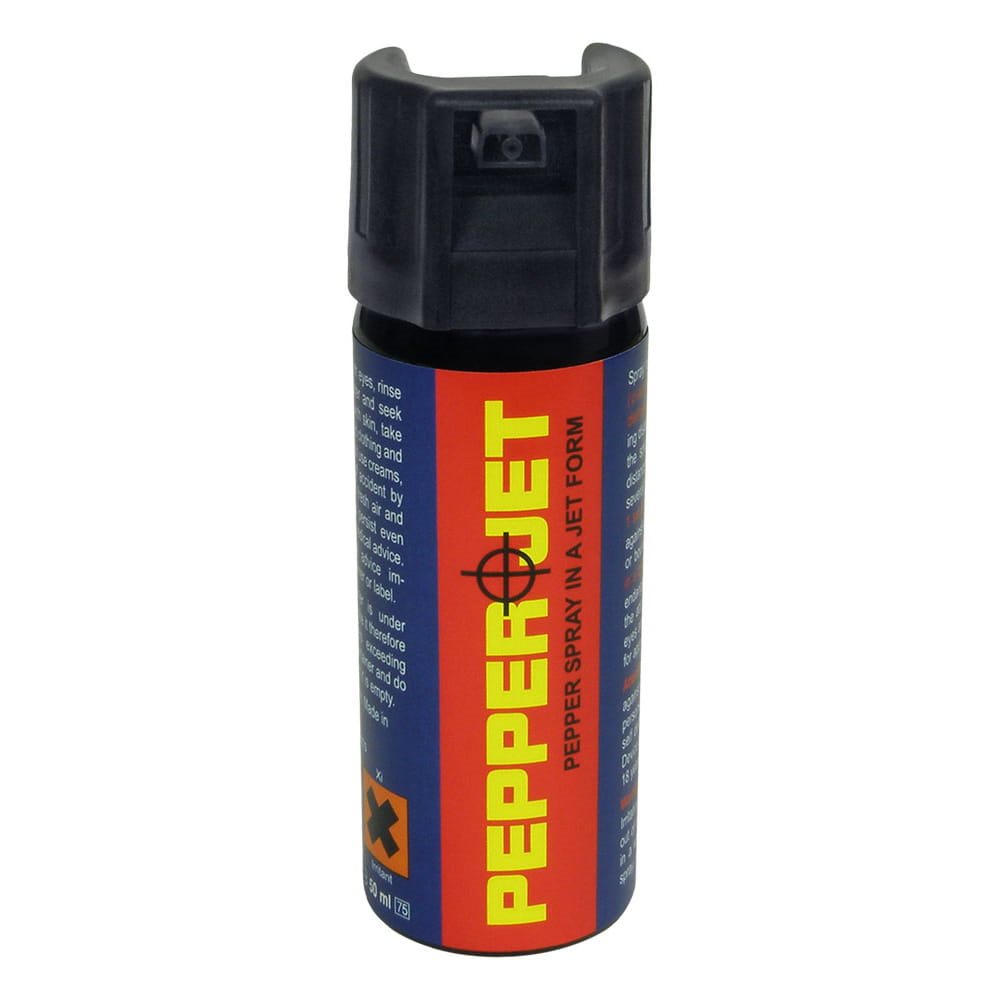 Spray de pimienta PEPPER JET 50 ml, aerosol defensivo no inflamable