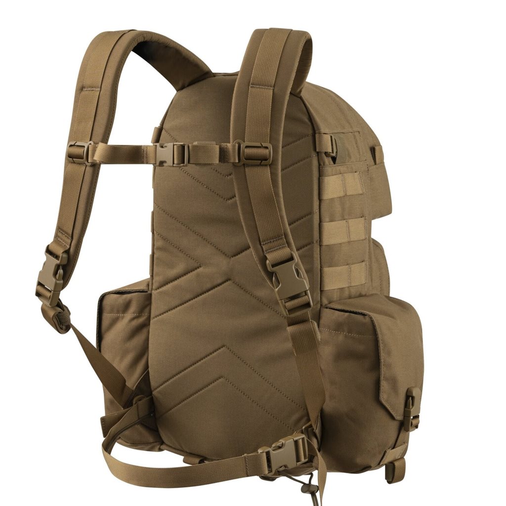 Mochila táctica AMBUSH negra en nylon 500D Cordura