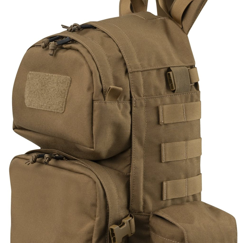 Mochila táctica AMBUSH negra en nylon 500D Cordura