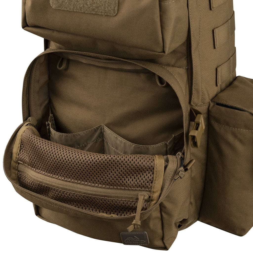 Mochila táctica AMBUSH negra en nylon 500D Cordura