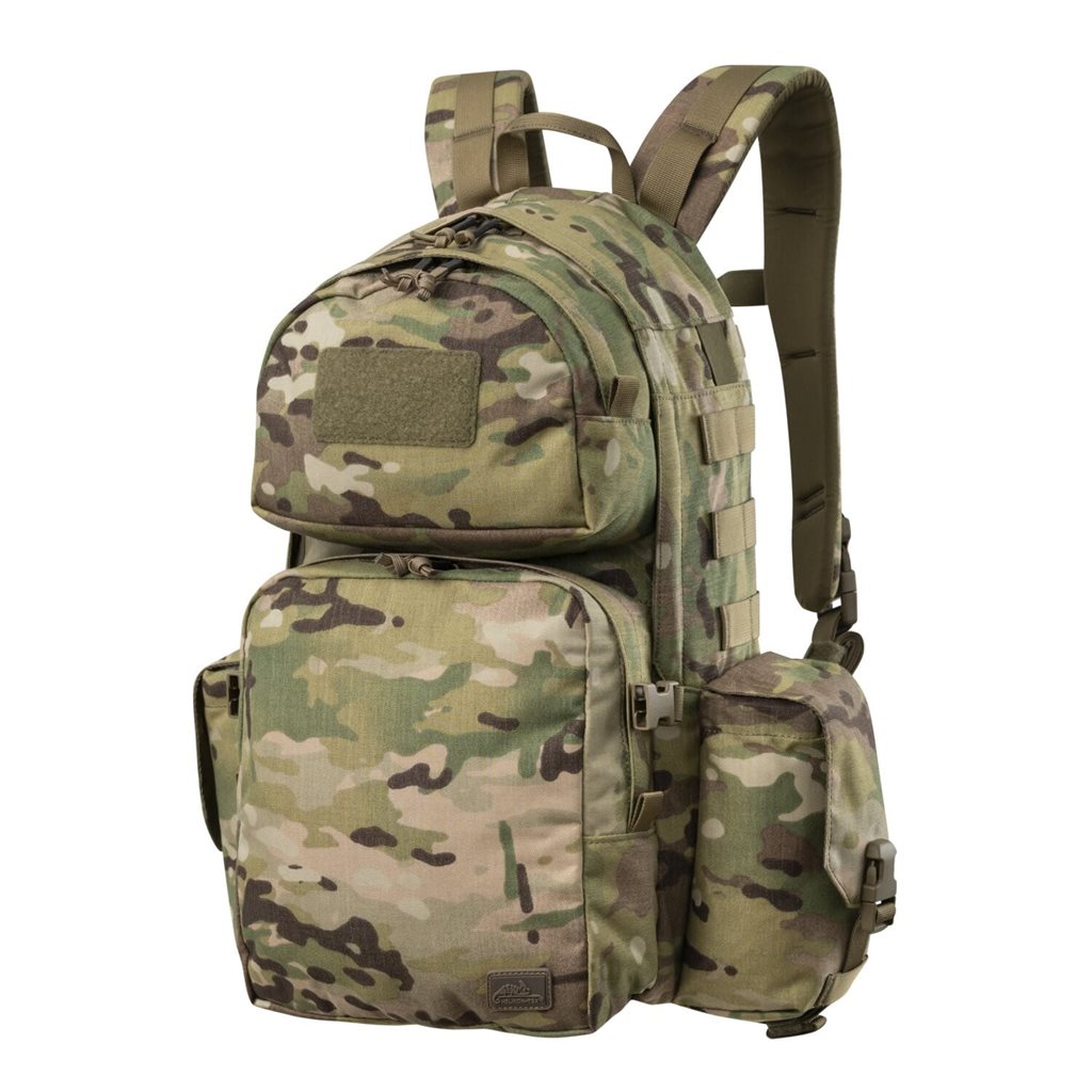 Mochila táctica AMBUSH negra en nylon 500D Cordura