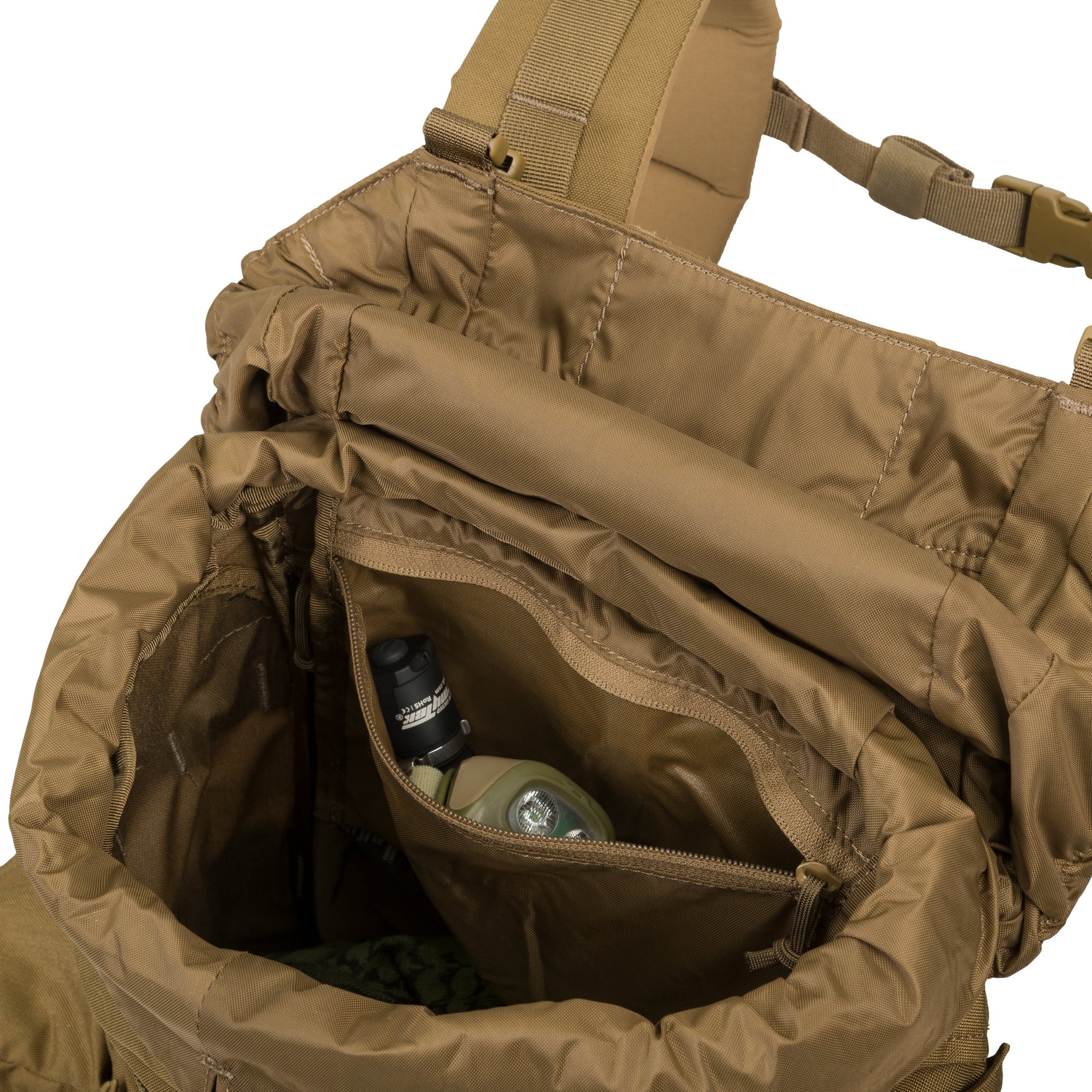 Mochila BERGEN HELIKON 18 L con tres bolsillos externos y sistema de carga cómodo