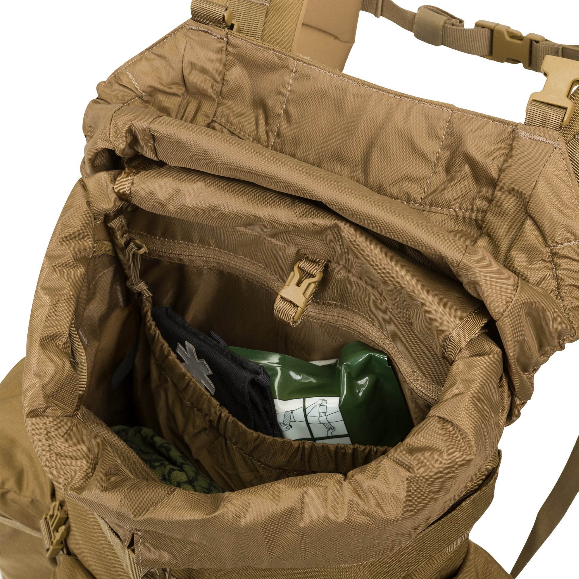 Mochila BERGEN HELIKON 18 L con tres bolsillos externos y sistema de carga cómodo