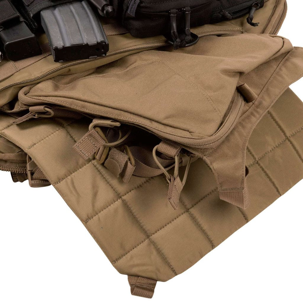 Mochila BAIL OUT BAG® (BOB) negra: se abre y se fija al asiento del coche para tener tus objetos esenciales siempre a mano