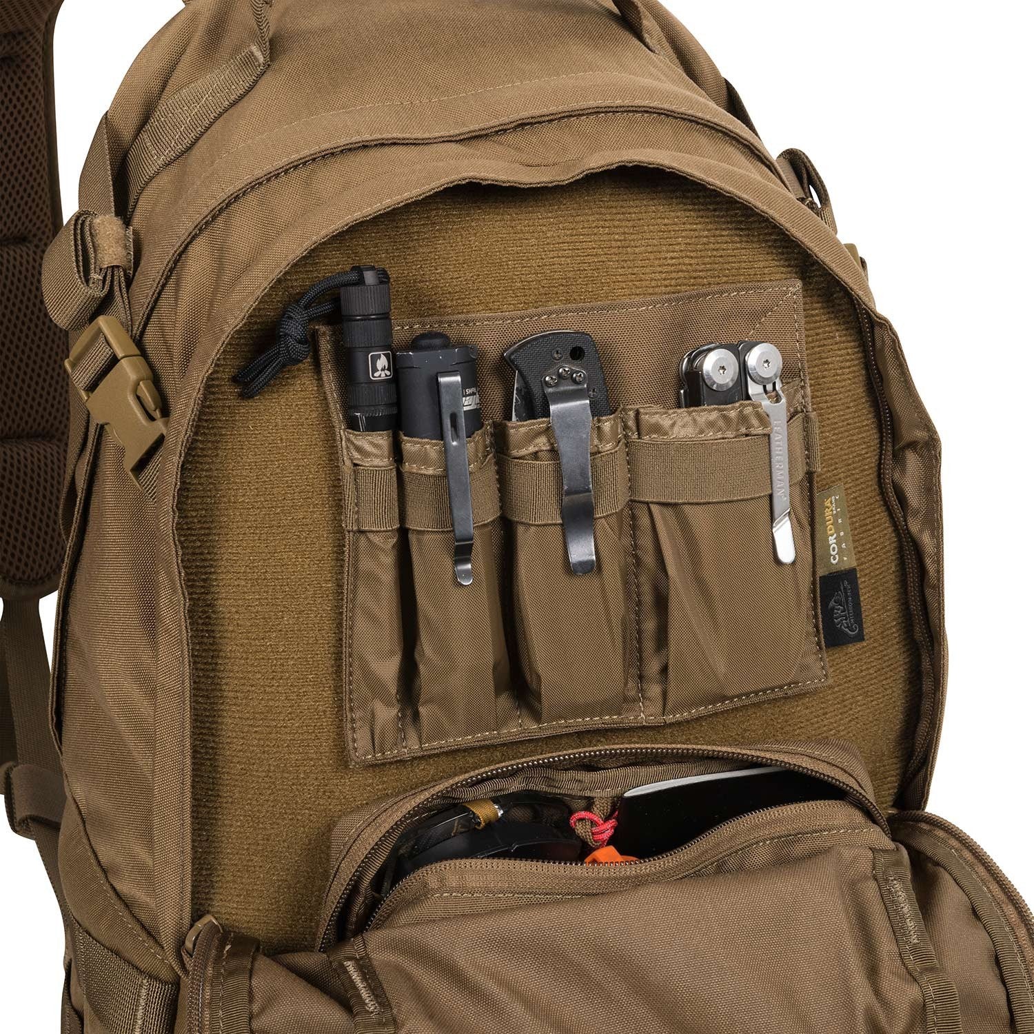 Mochila EDC PACK® negra Helikon-Tex — ligera y funcional para excursiones de un día