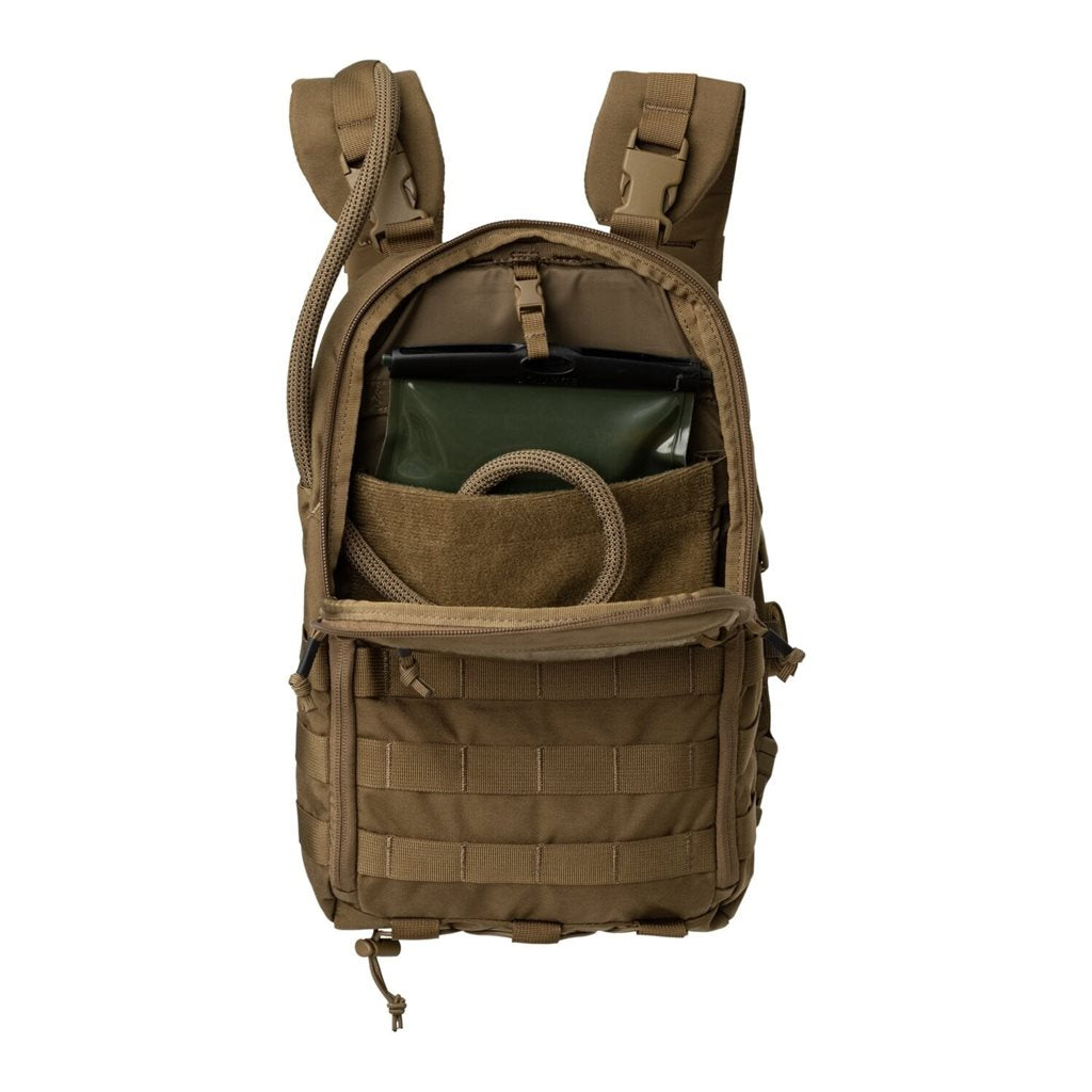 Mochila táctica GUARDIAN SMALLPACK negra de Cordura, compatible con chalecos HELIKON-TEX y rigs de pecho, con correas desmontables