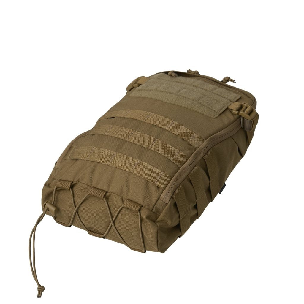 Mochila táctica GUARDIAN SMALLPACK negra de Cordura, compatible con chalecos HELIKON-TEX y rigs de pecho, con correas desmontables